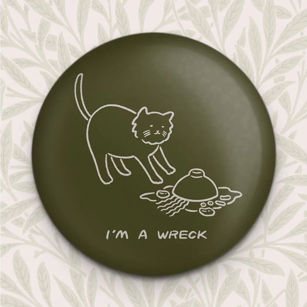 I'm A Wreck Cat & Soup Magnet