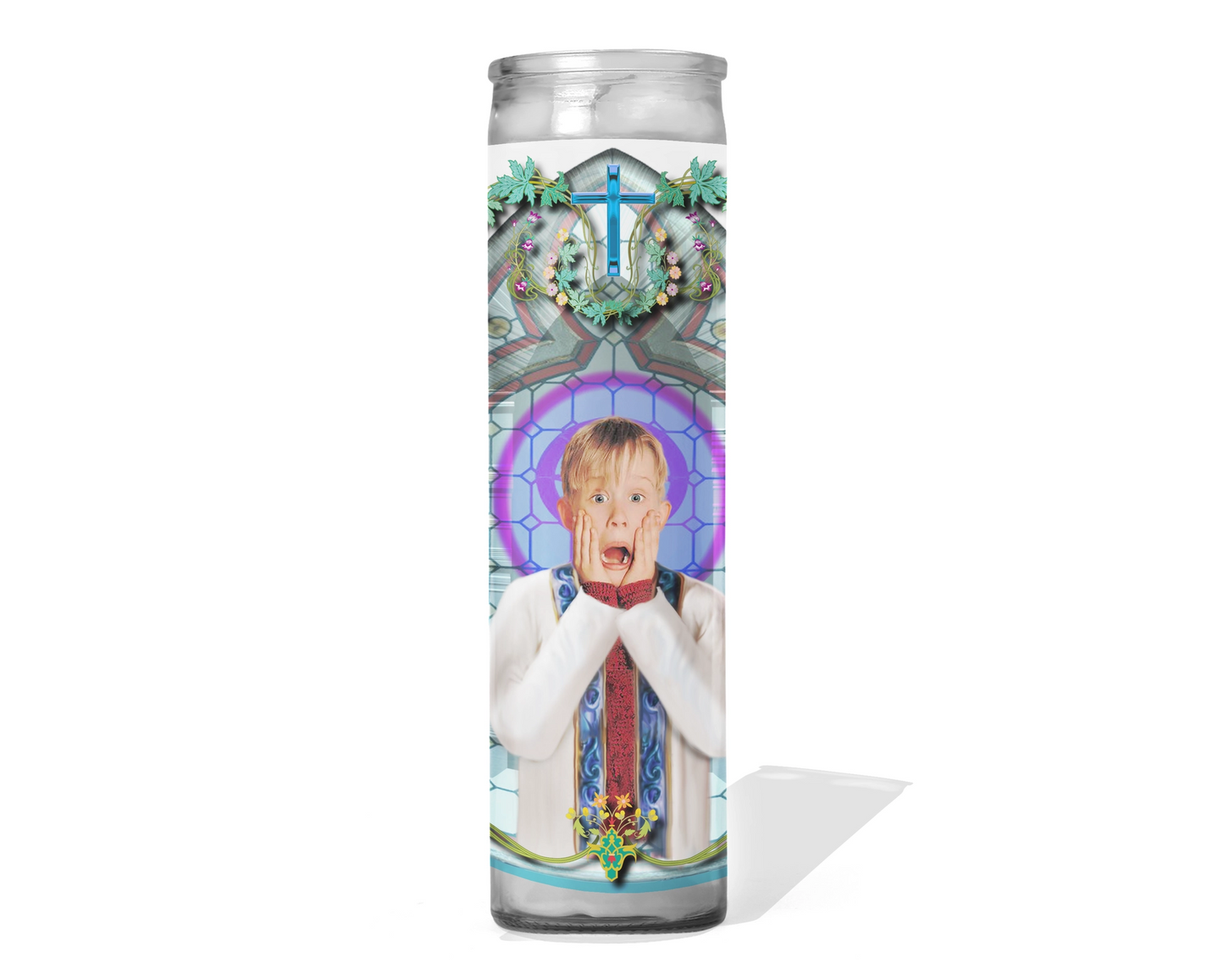 Macaulay Culkin - Home Alone Celebrity Xmas Prayer Candle