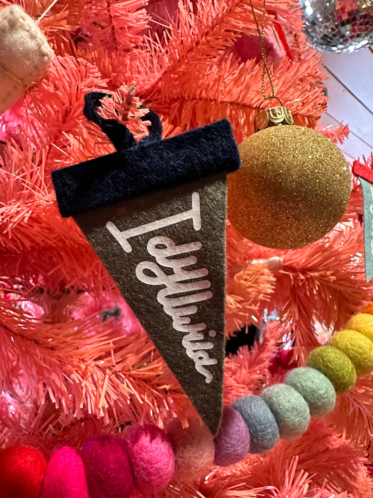 Idyllwild Mini Pennant Ornament