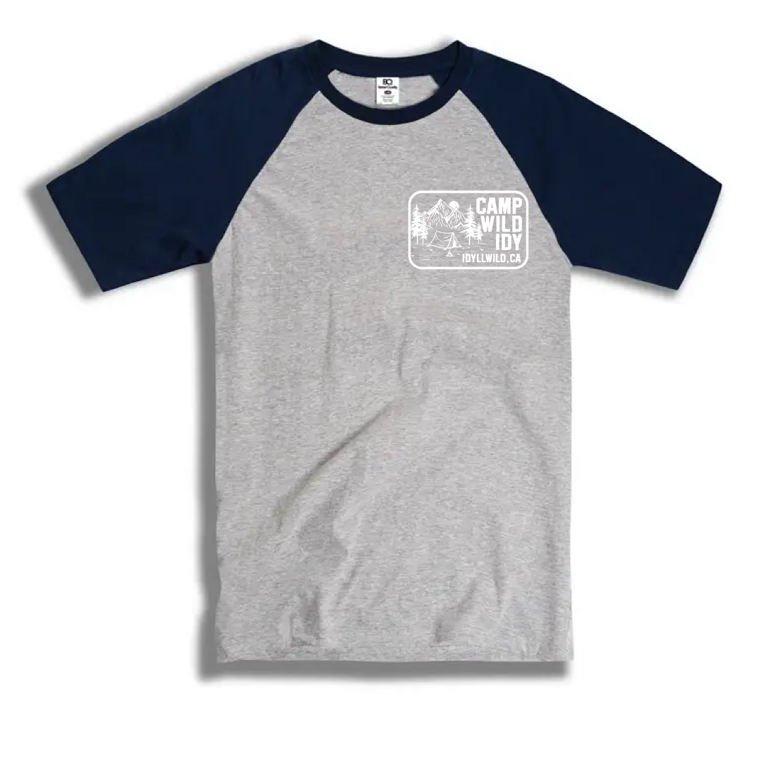 Camp Wild Idy Baseball Tee