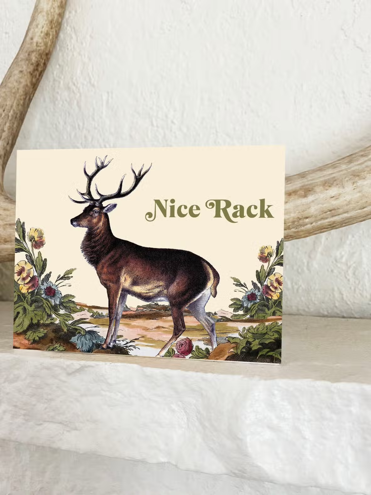 Nice Rack Greeting Card