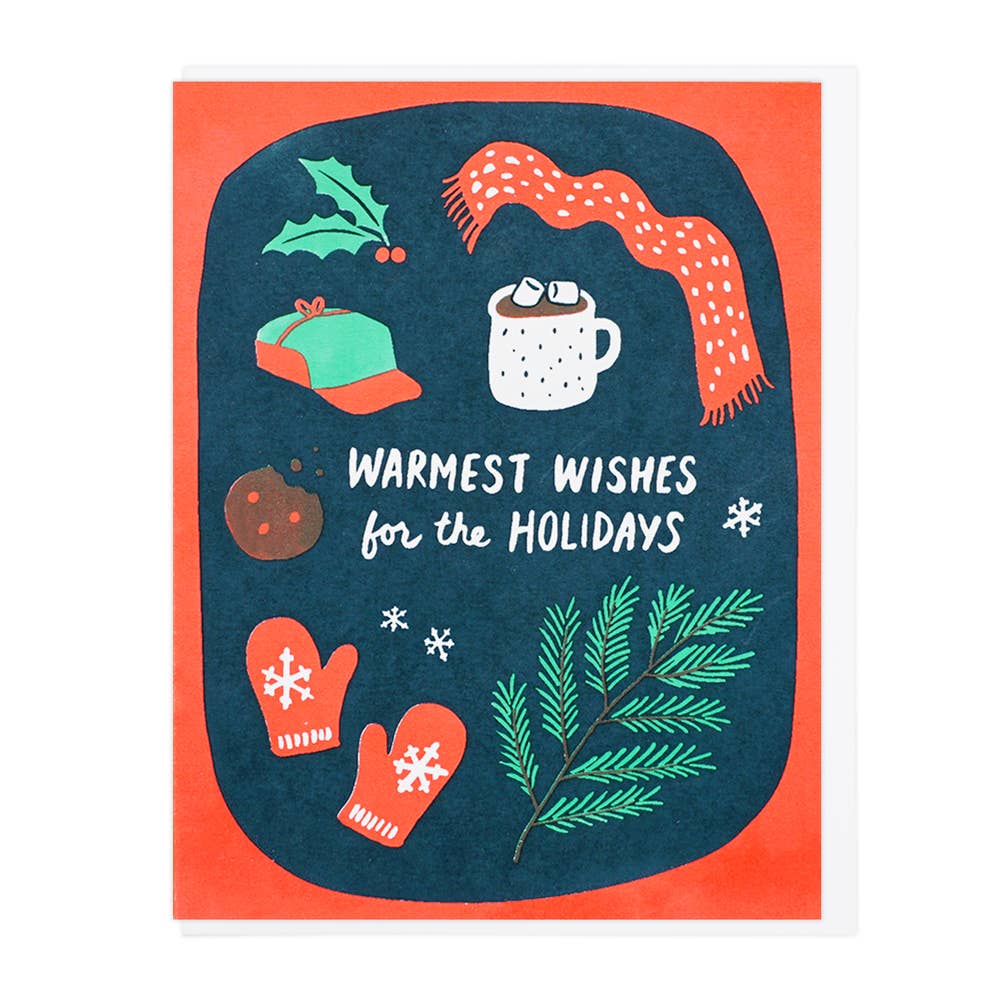 Warmest Wishes for the Holidays Greeting Card