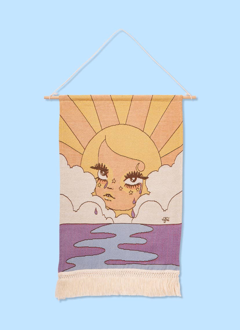 Sea Of Tears Woven Tapestry
