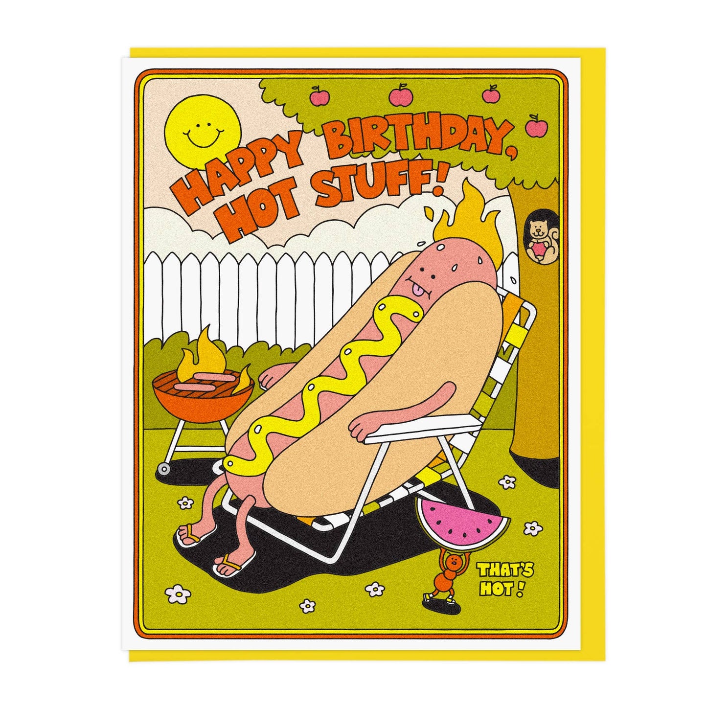 Hot Stuff Birthday Greeting Card