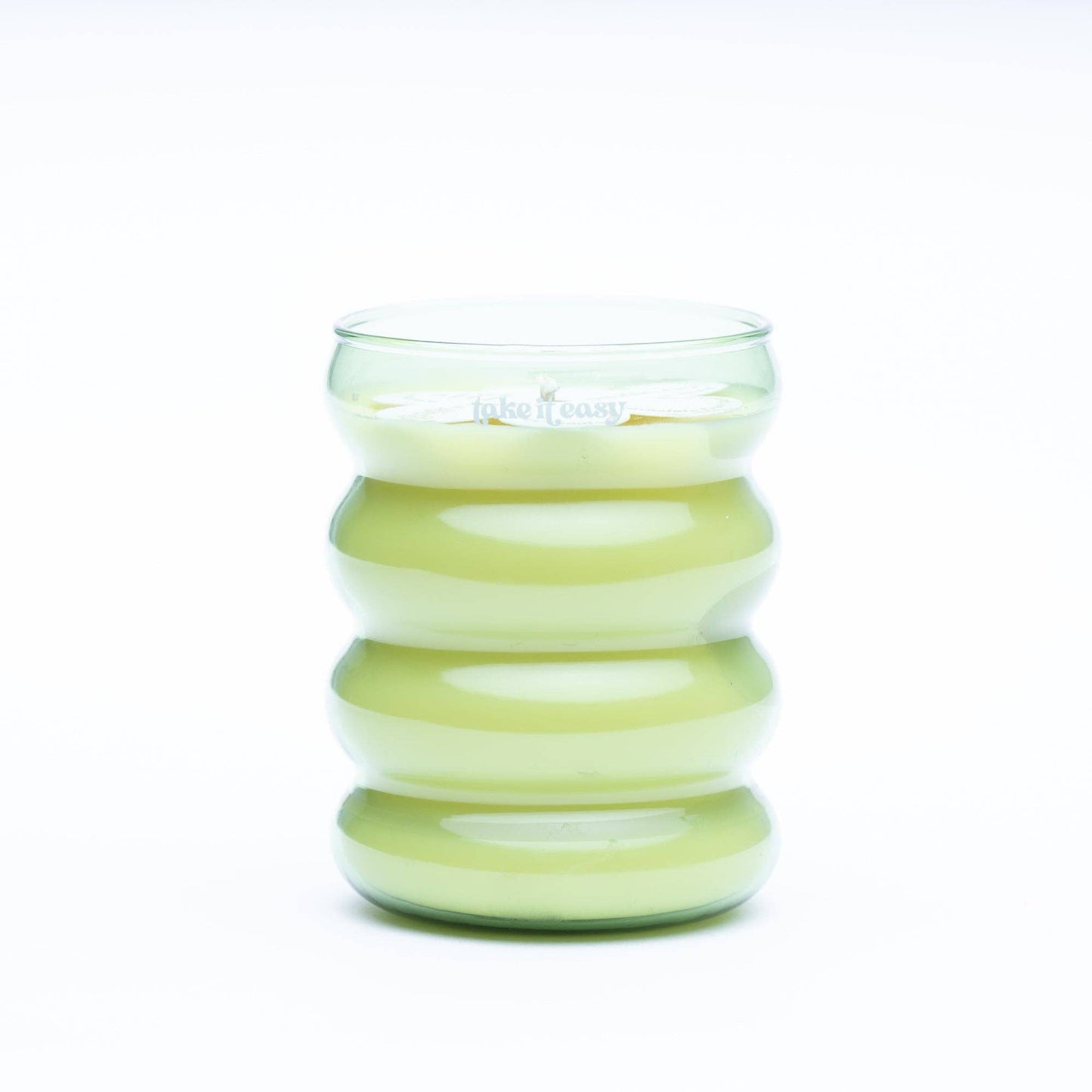 Take It Easy Green Wiggle Candle