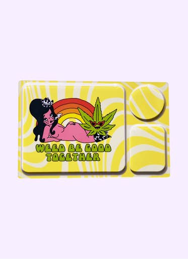 Weed Be Good Together Rolling Tray