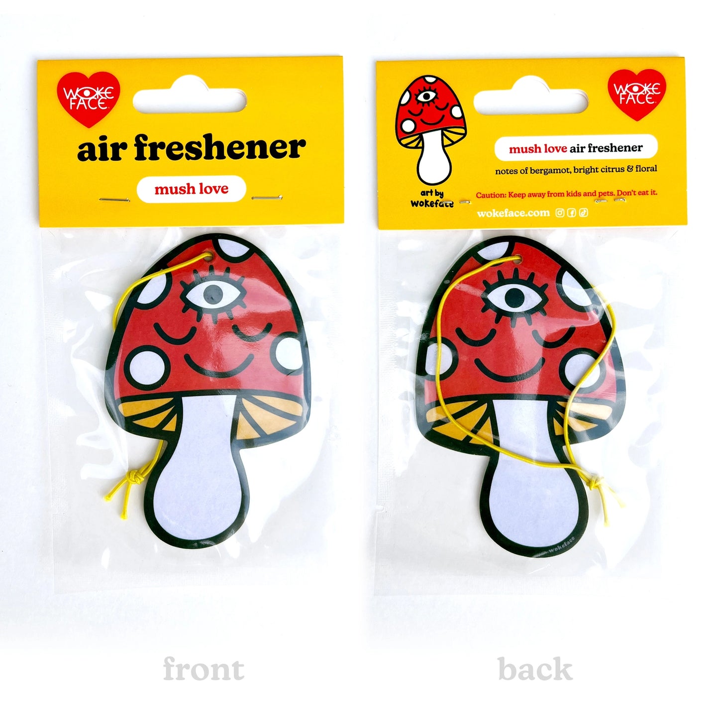 Wokeface Mushrom Air Freshener