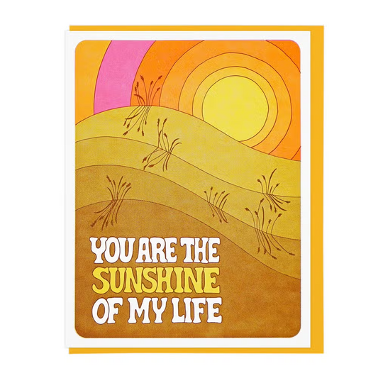 You Are The Sunshine Of My Life Greeting Card