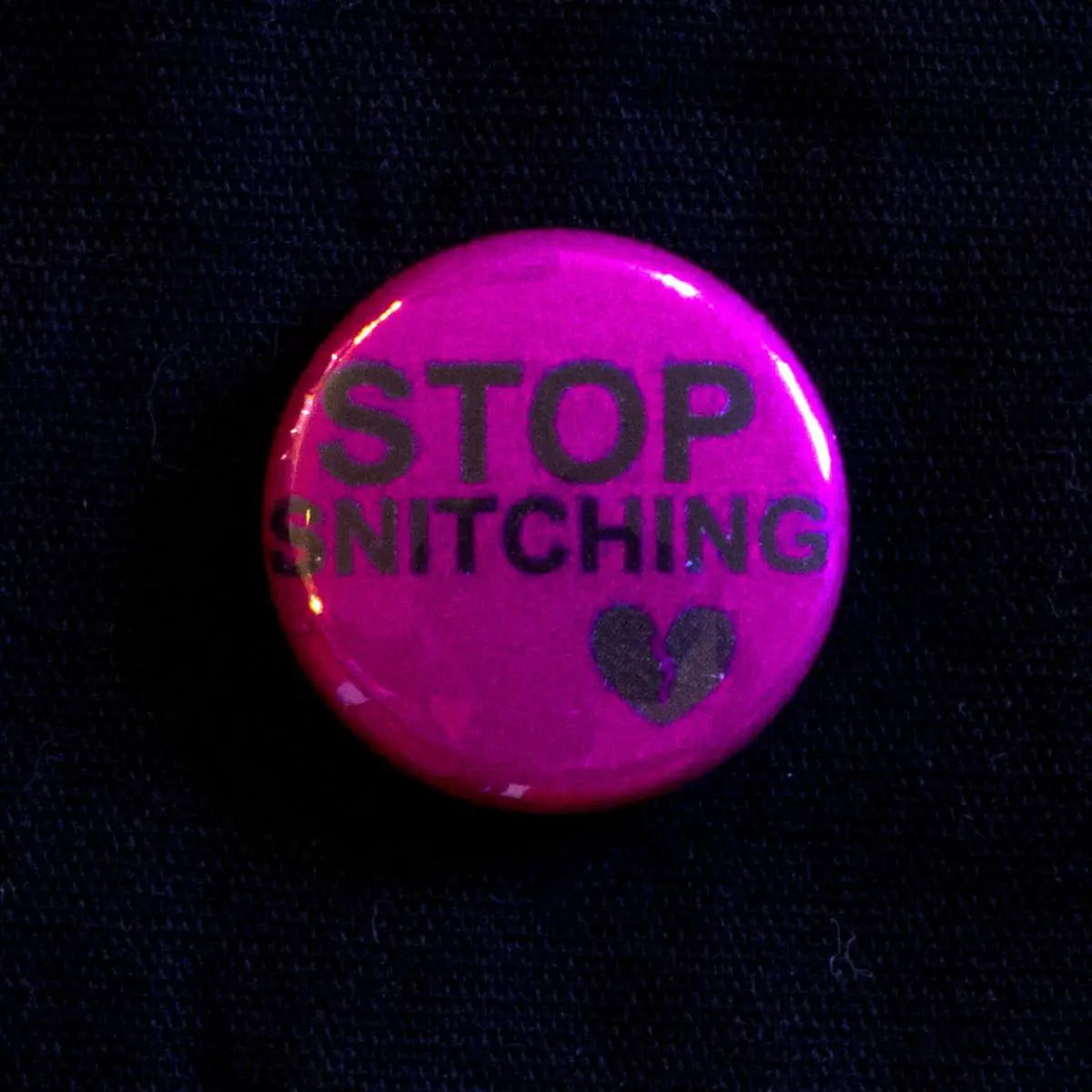 Stop Snitching Button