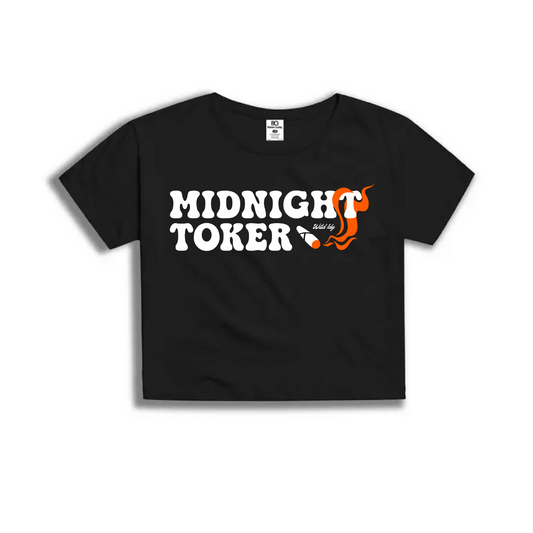 Midnight Toker Crop Tee