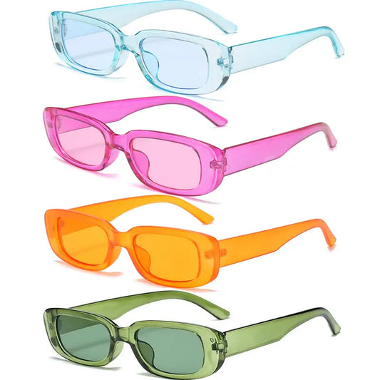Colorful Rectangle Sunglasses