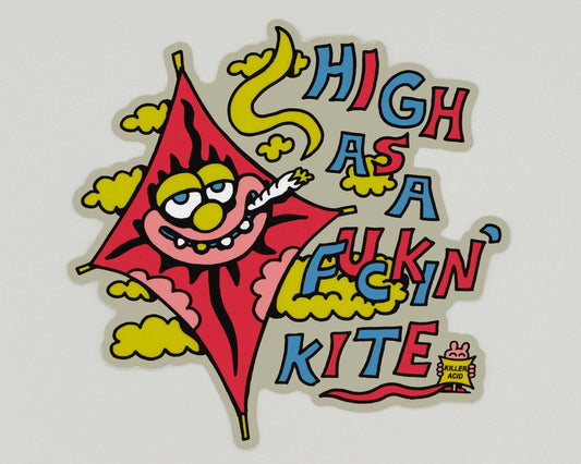 High as A Kite Sticker
