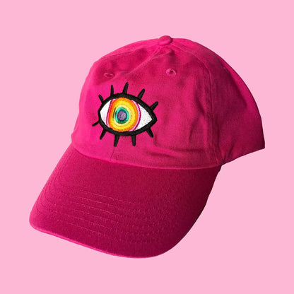 Wokeface Rainbow Eye Hat