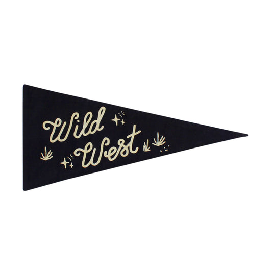 Wild West Pennant Flag