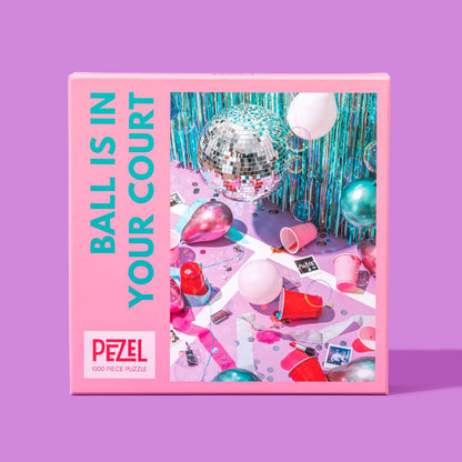 Ball Is In Your Court | 1000 Piece Pezel Puzzle w/ Canvas Bag