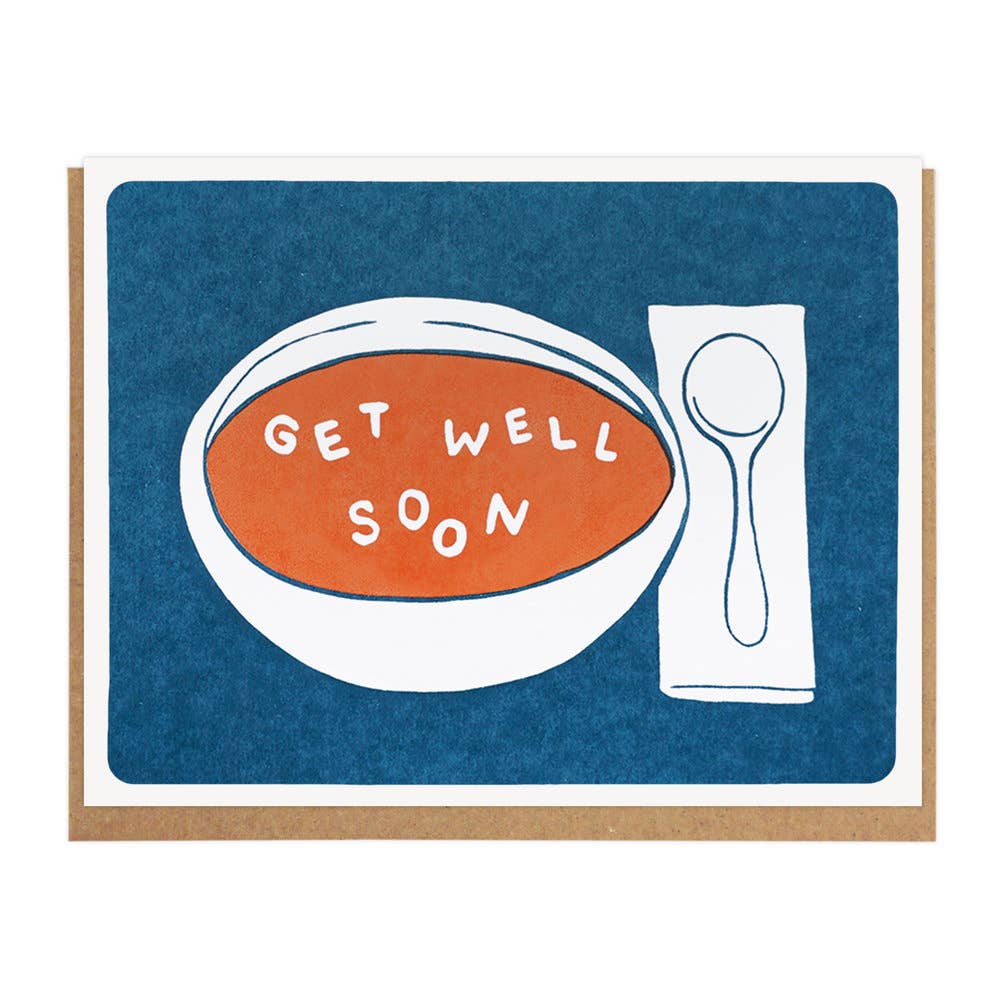 Get Well Soon Soup Greeting Card