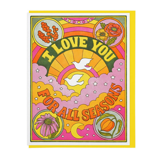I Love You For All Seasons Greeting Cards