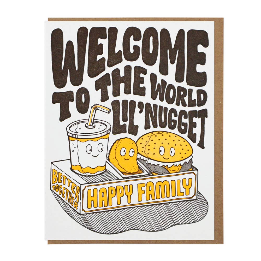 Welcome To The World Lil' Nugget Greeting Card