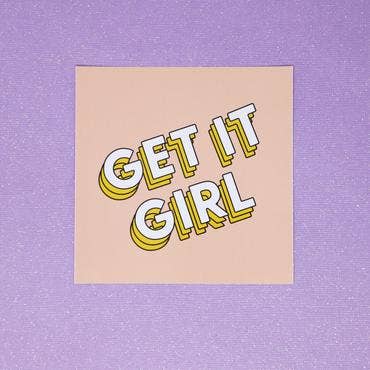 Get It Girl Sticker