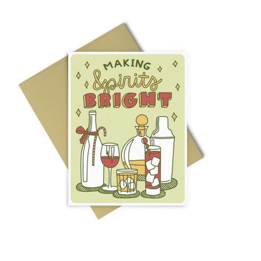 Making Spirits Bright Holiday Greeting Card Set