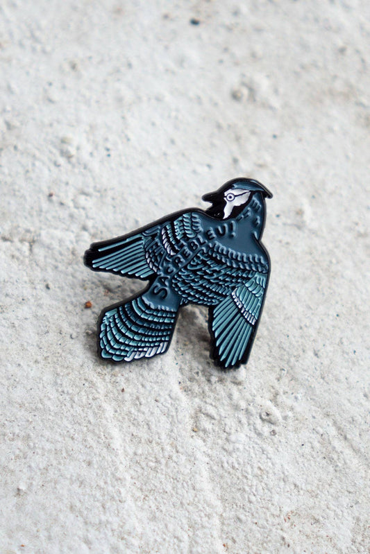 Sacrebleu-jay Enamel Pin