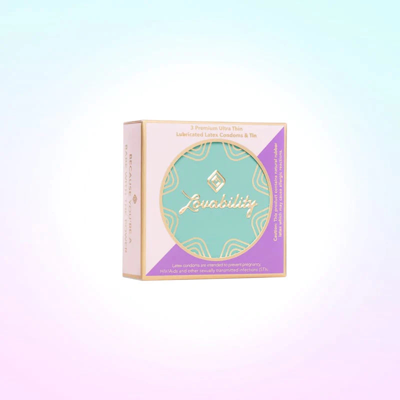 Lovability Case of 3 Condoms