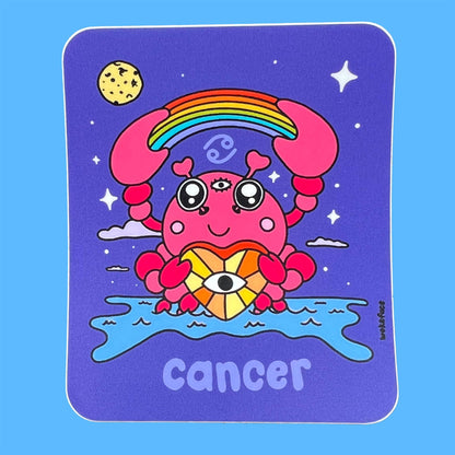 Wokeface Cancer Sticker