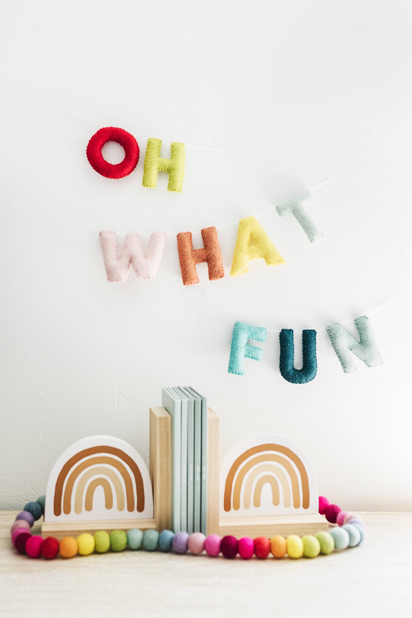 Oh What Fun Letter Garland - Large Letter Size