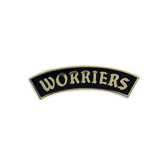 Worriers Anxiety Club Pin