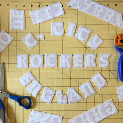 Iron-on Flocked Letter Sets Mini