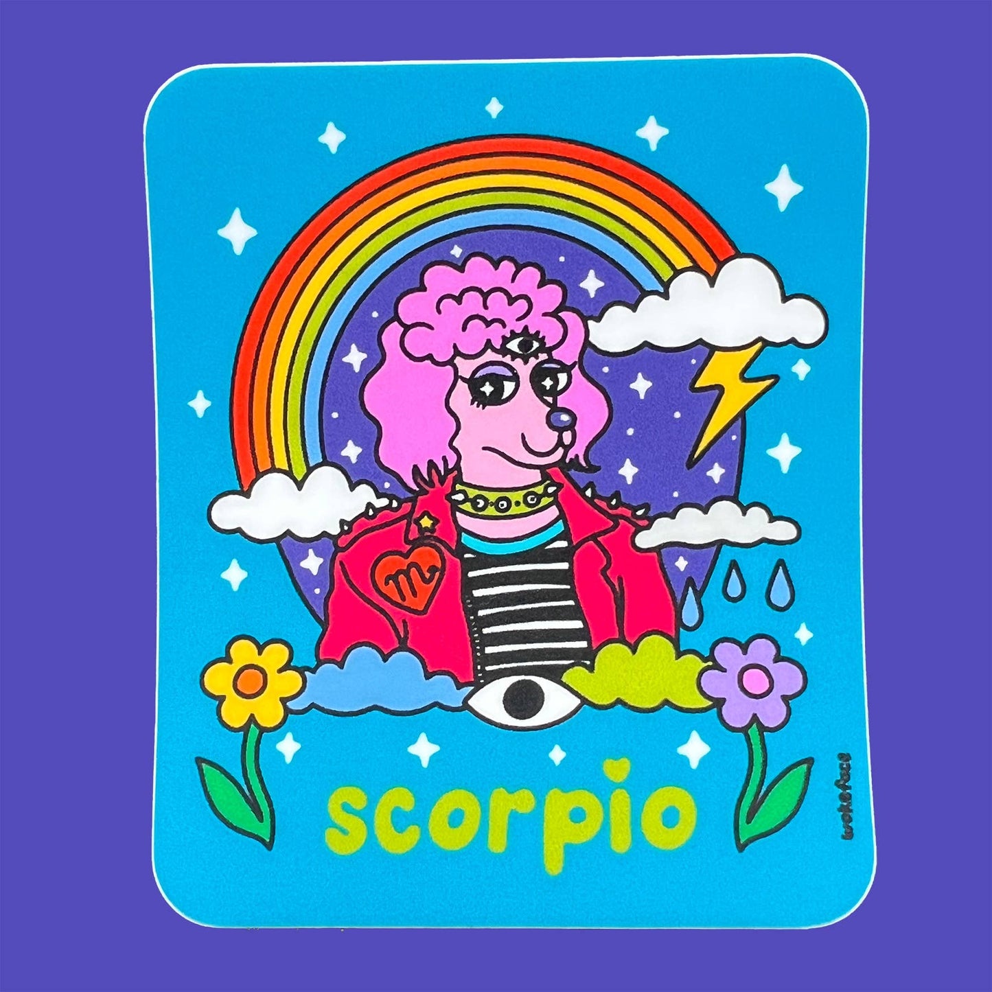 Wokeface Scorpio Sticker