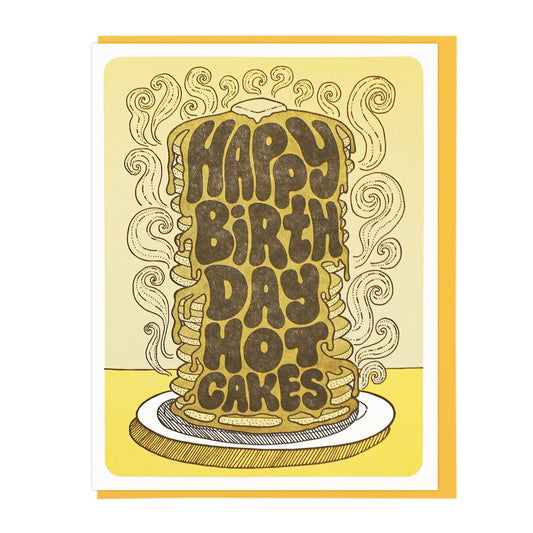 Happy Birthday Hot Cakes Greeting Card