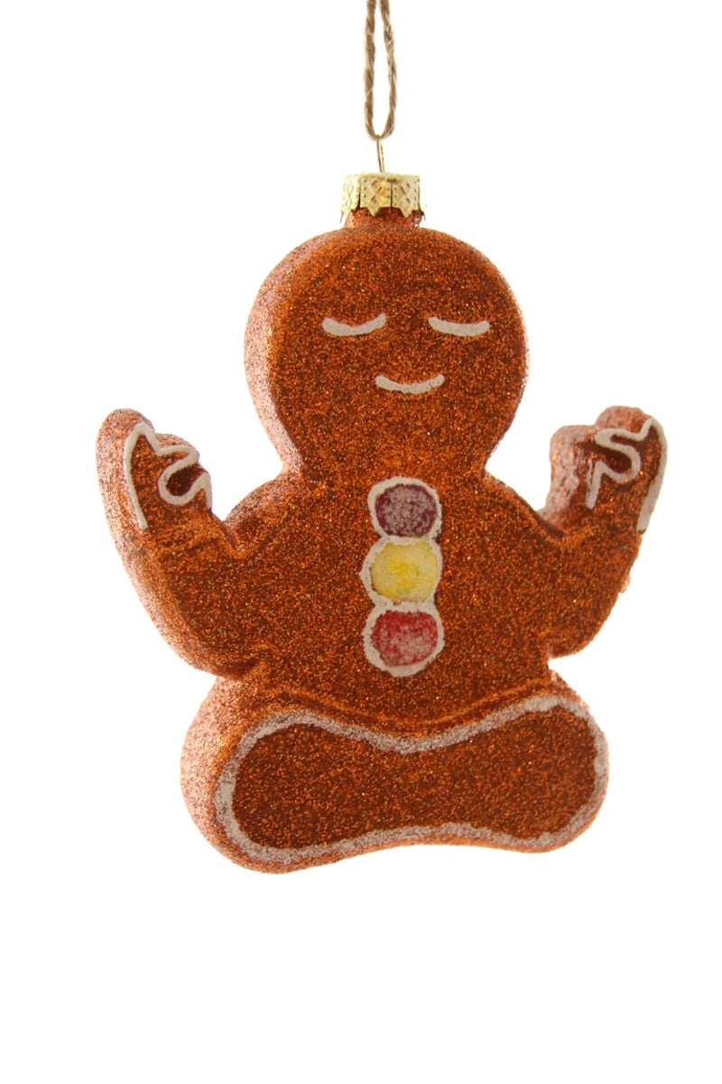Meditating Gingerbread Man