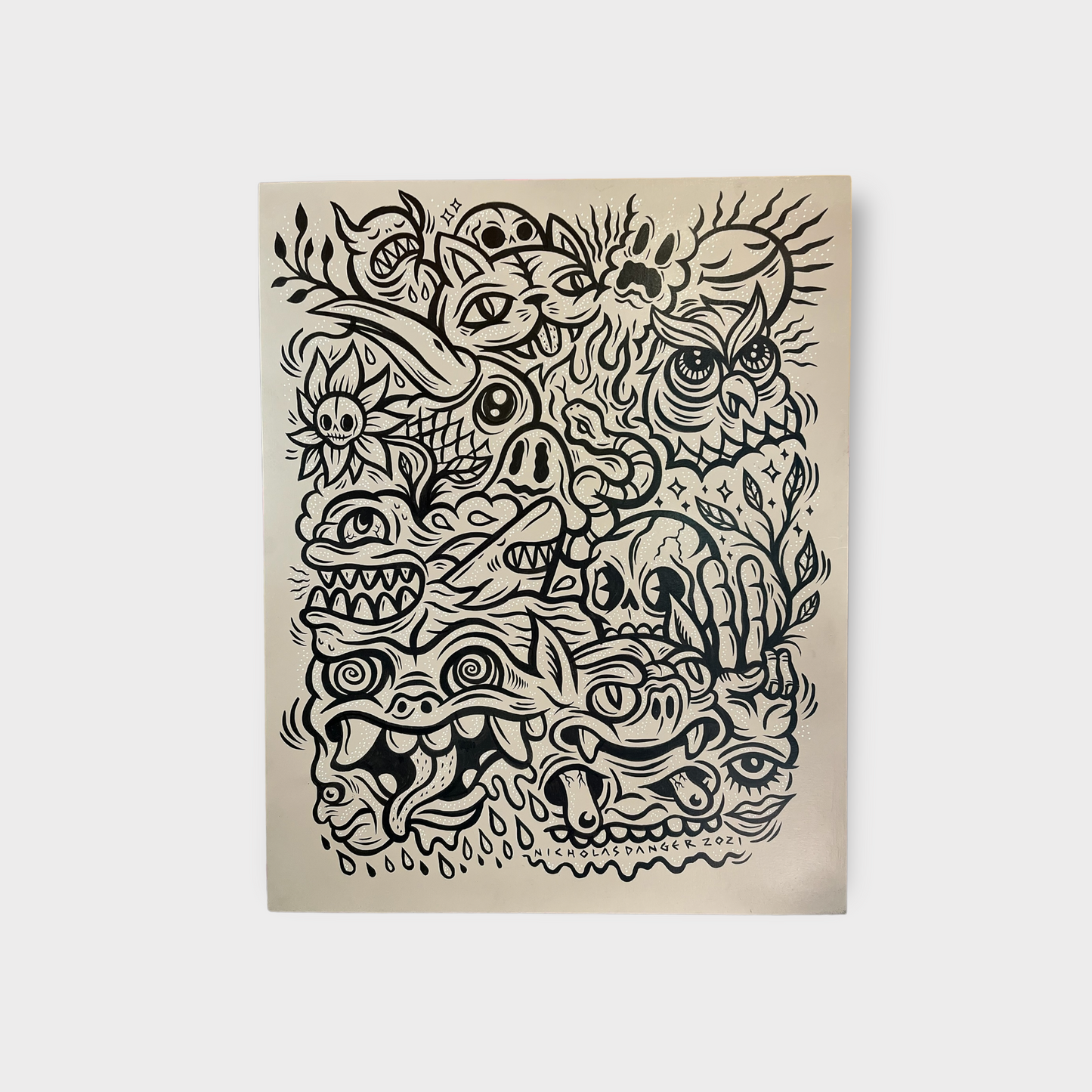 Nicholas Danger Grey Art