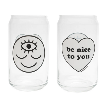 WokeFace Drinking Glasses