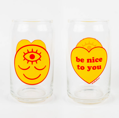 WokeFace Drinking Glasses