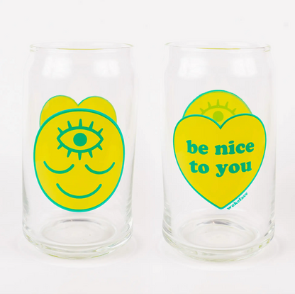 WokeFace Drinking Glasses