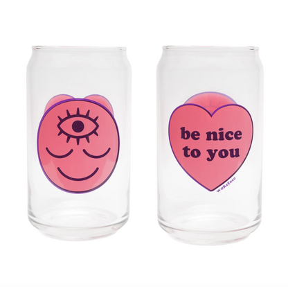 WokeFace Drinking Glasses