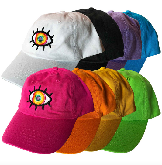 Wokeface Rainbow Eye Hat