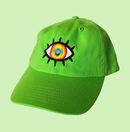 Wokeface Rainbow Eye Hat