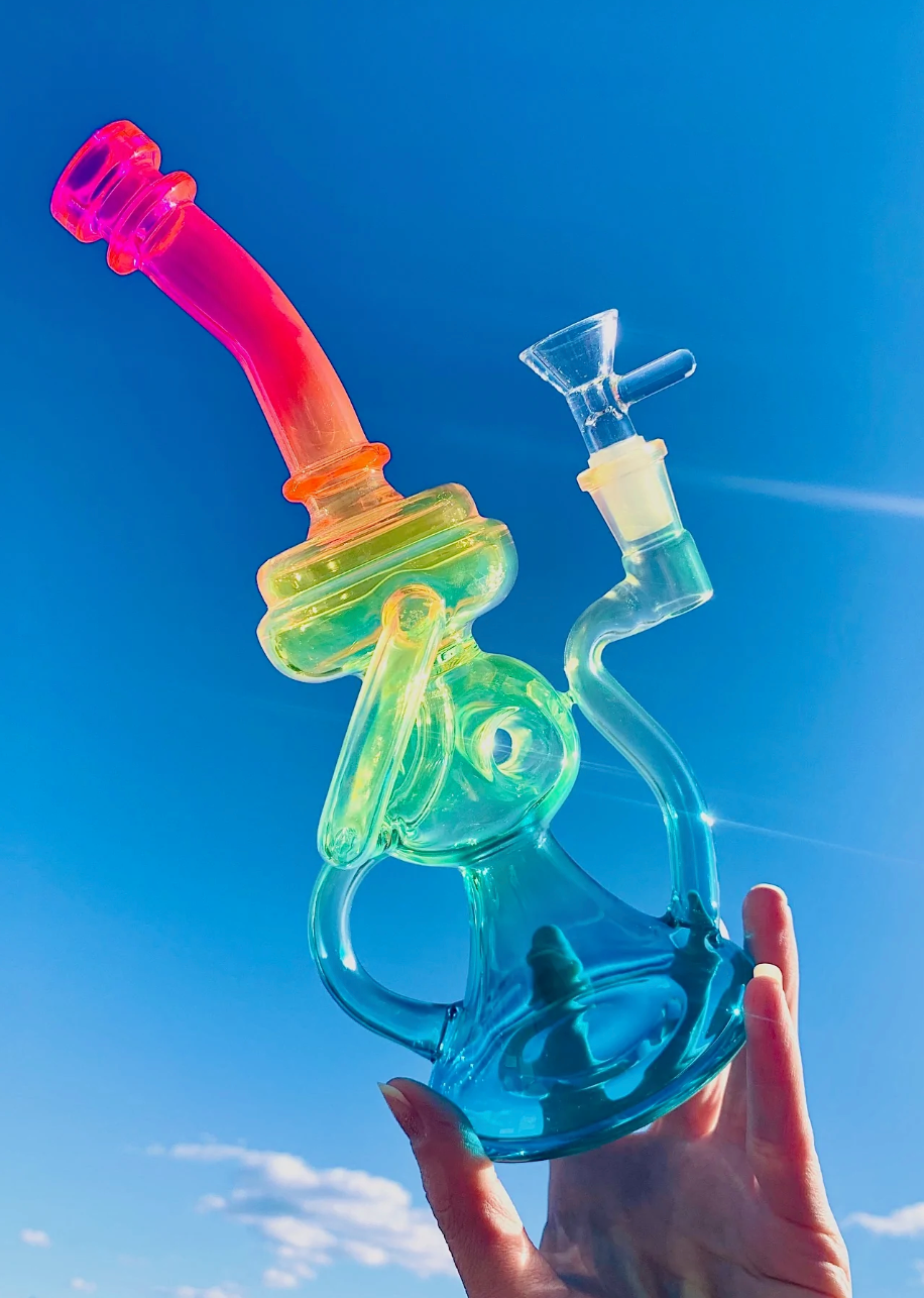 Neon Rainbow Glass Rig