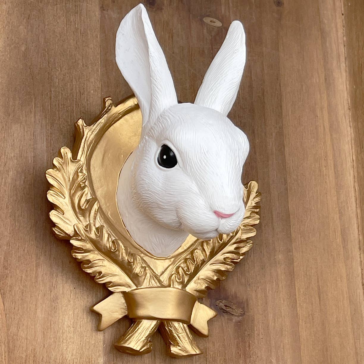 White Bunny Rabbit Wall Hanger