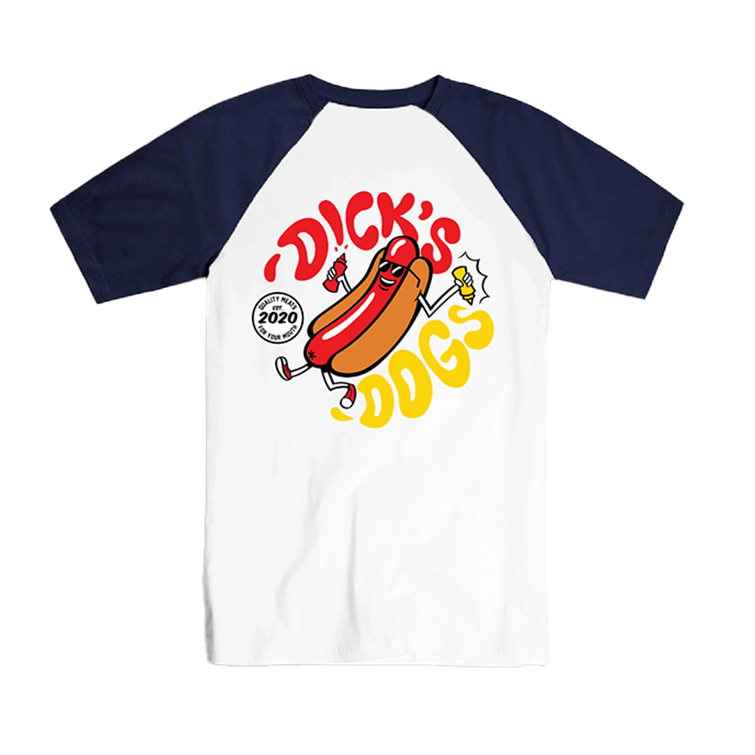 Dick's Dogs Baseball T-Shirt