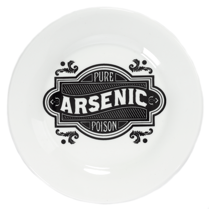 ARSENIC DESSERT PLATE by SOURPUSS