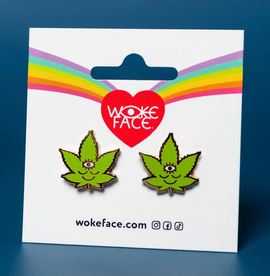 Wokeface Leaf Earrings