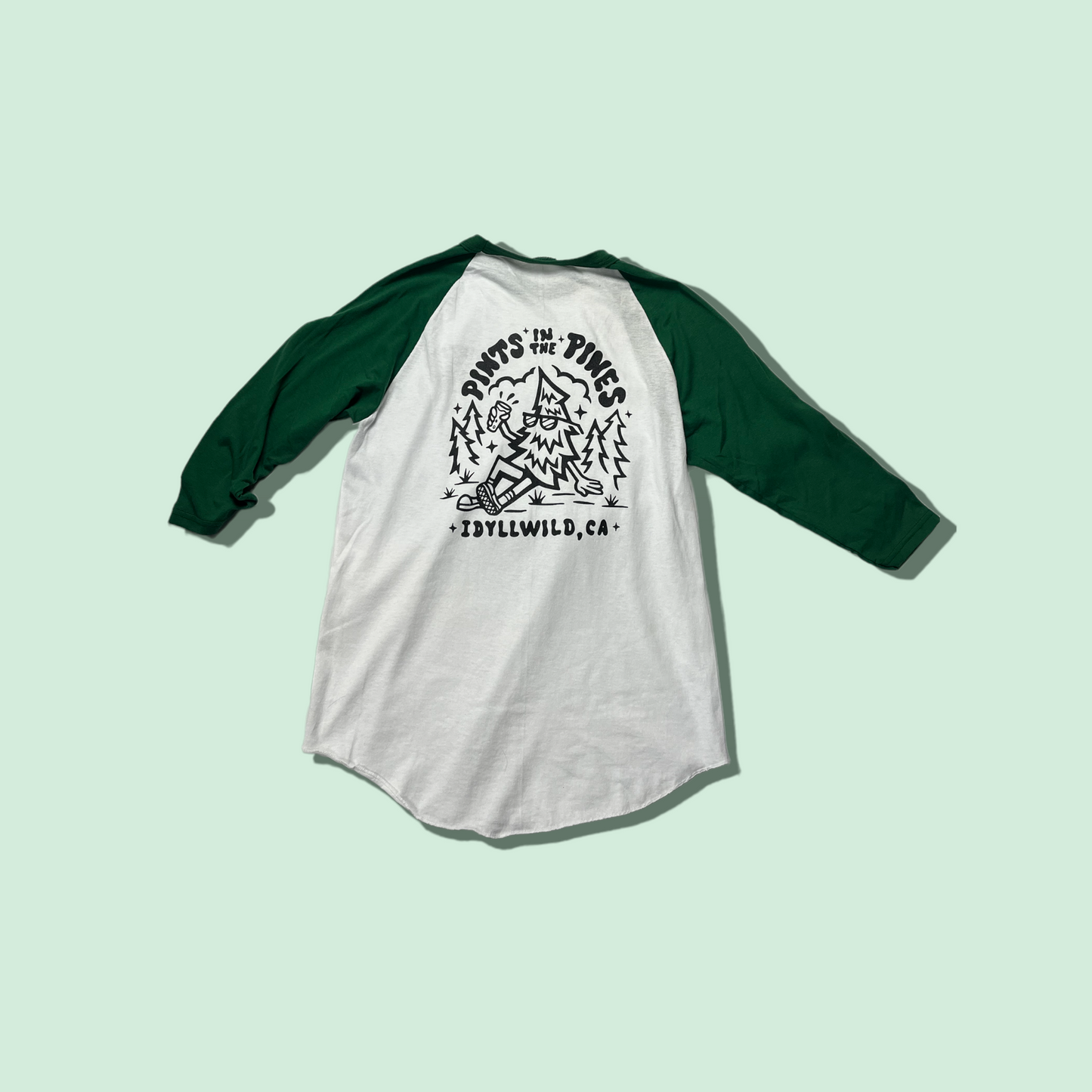Pints in the Pines Baseball Tee