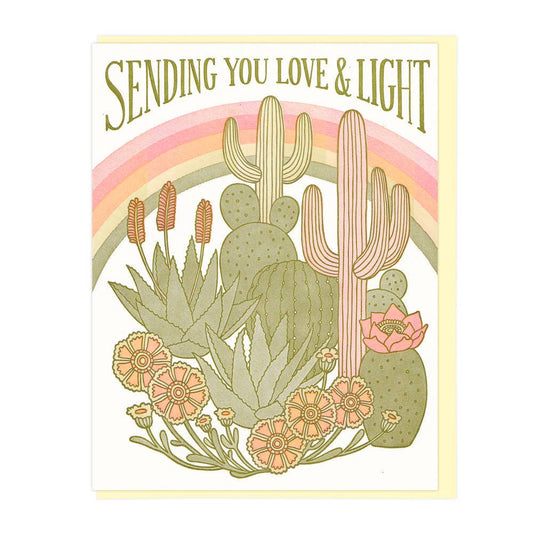 Sending You Love And Light Greeting Card