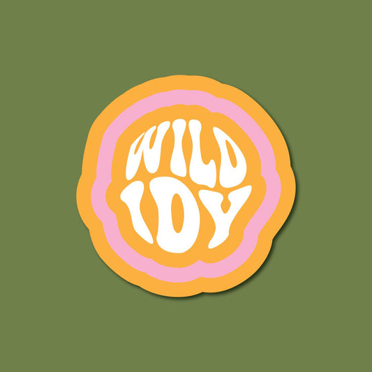 Retro Wild Idy Sticker